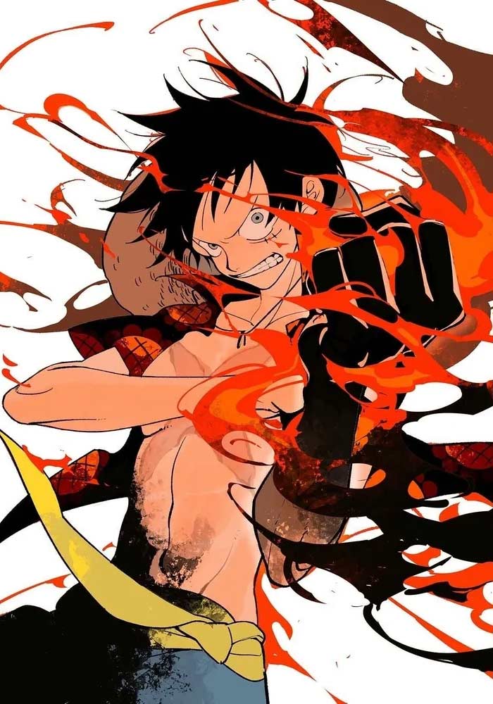 Mê mẩn với vẻ đẹp của avatar Luffy ngầu này
