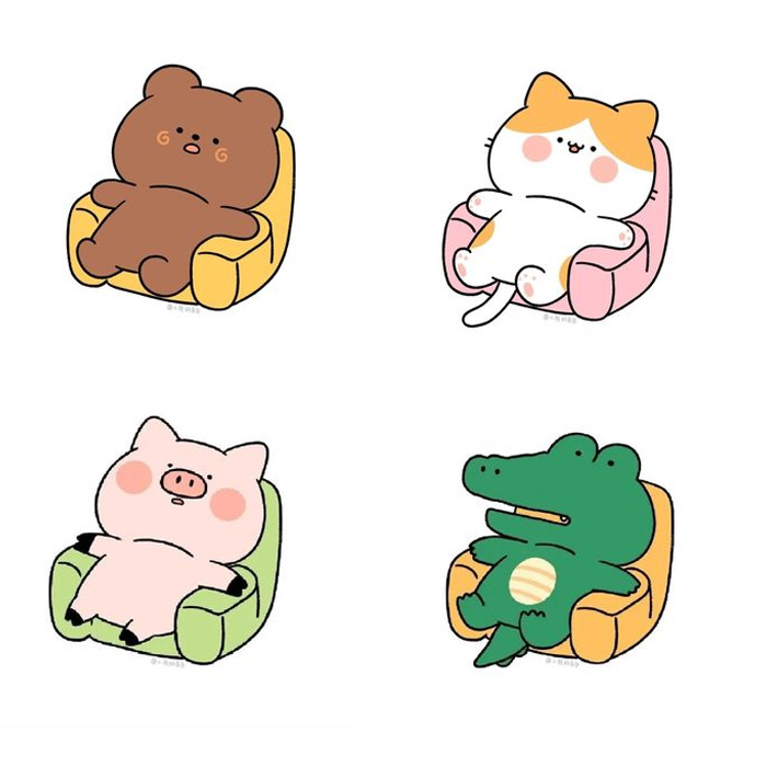 Avatar nhóm lớp 4 người