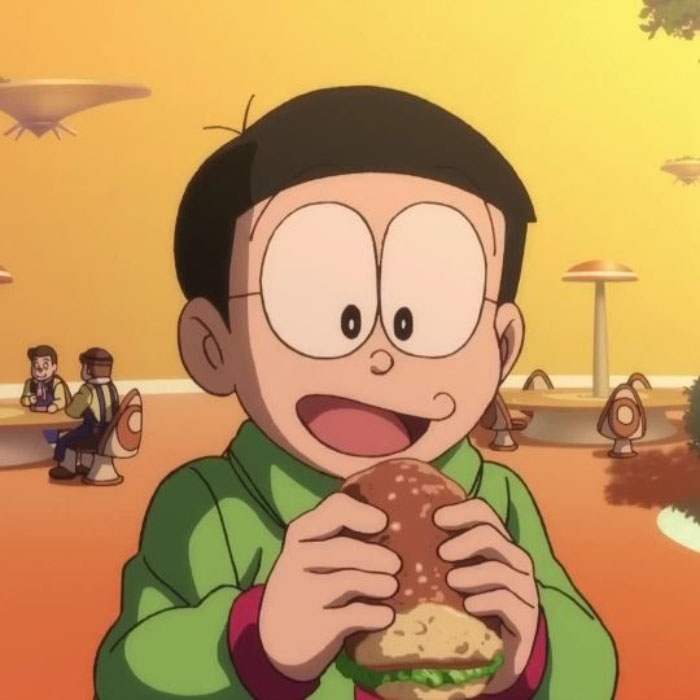 avatar nobita đội mũ