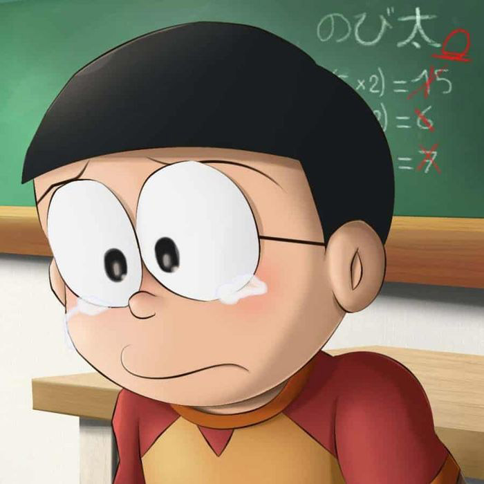 avatar nobita khóc