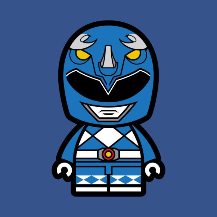 avatar siêu nhân chibi xanh