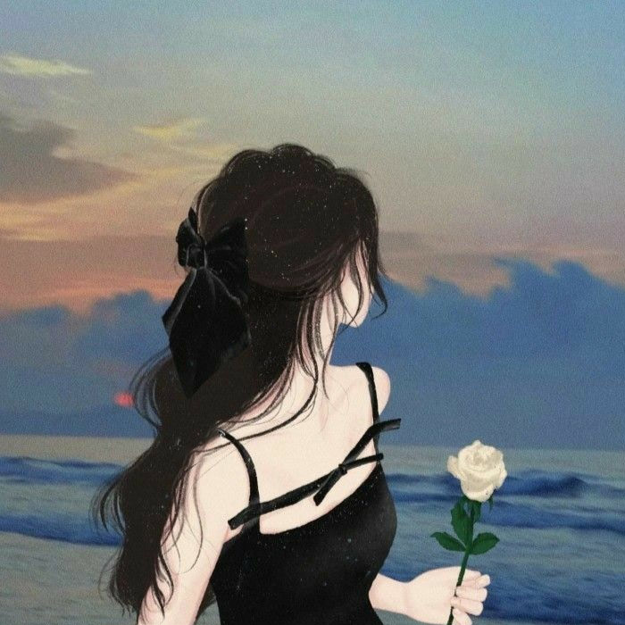 Avatar nữa suy tư bên bờ biển