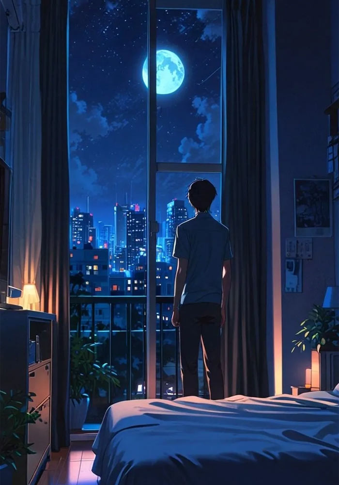 Avatar suy sầu buồn bã, lạnh lùng