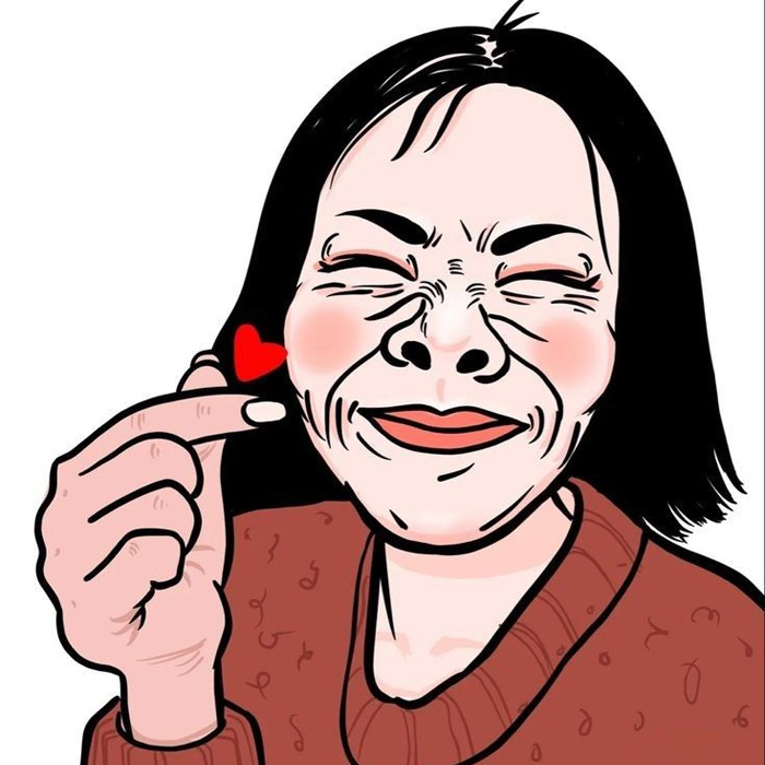 Avatar xàm biểu cảm khó đỡ cô gái bắn tim 
