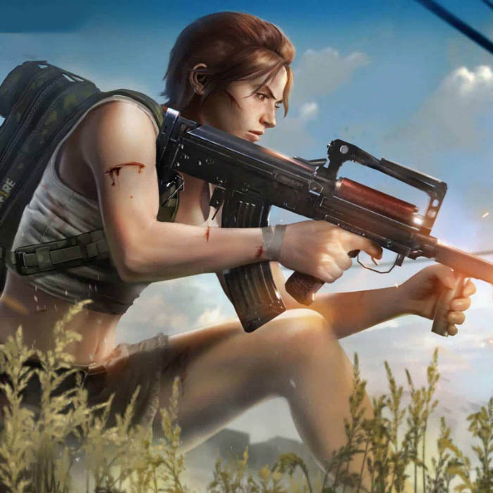 avatar Free Fire bắn súng