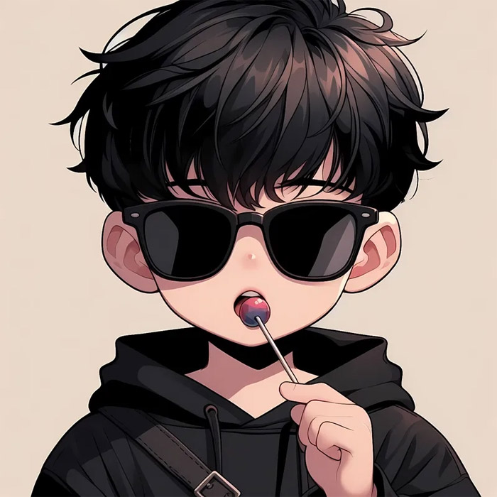 hình avatar anime nam chibi 
