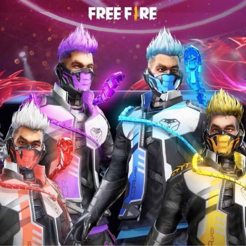avatar Free Fire bộ tứ