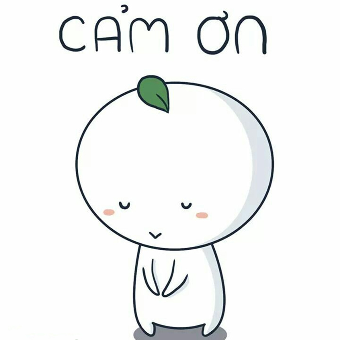 Ảnh cảm ơn cute