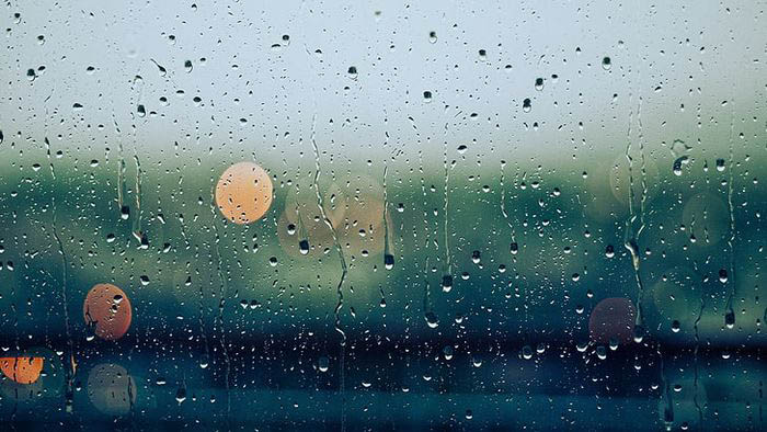 ảnh cô đơn mưa