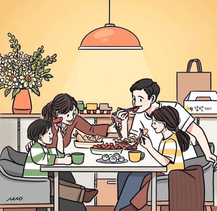 ảnh gia đình 1 con trai