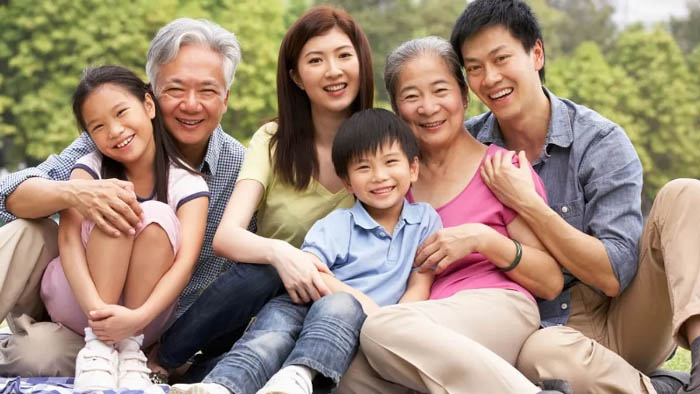 ảnh gia đình hoạt hình