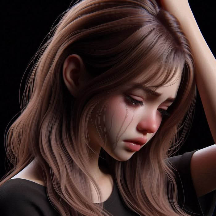 Ảnh cô gái khóc