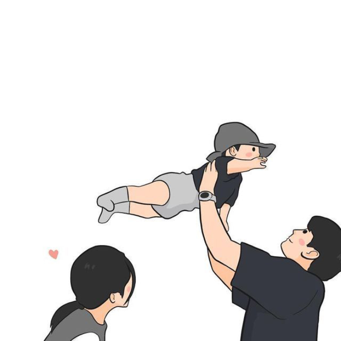 ảnh gia đình cute
