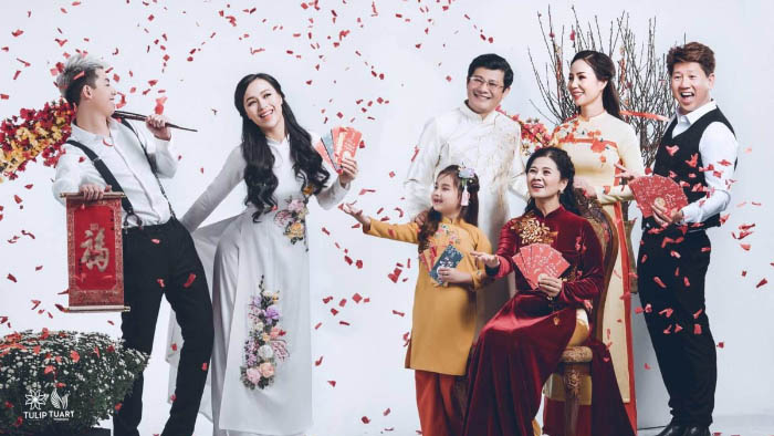 ảnh gia đình cưới
