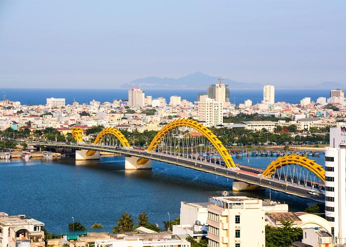 Ảnh Đà Nẵng nhìn từ cầu Trần Thị Lý