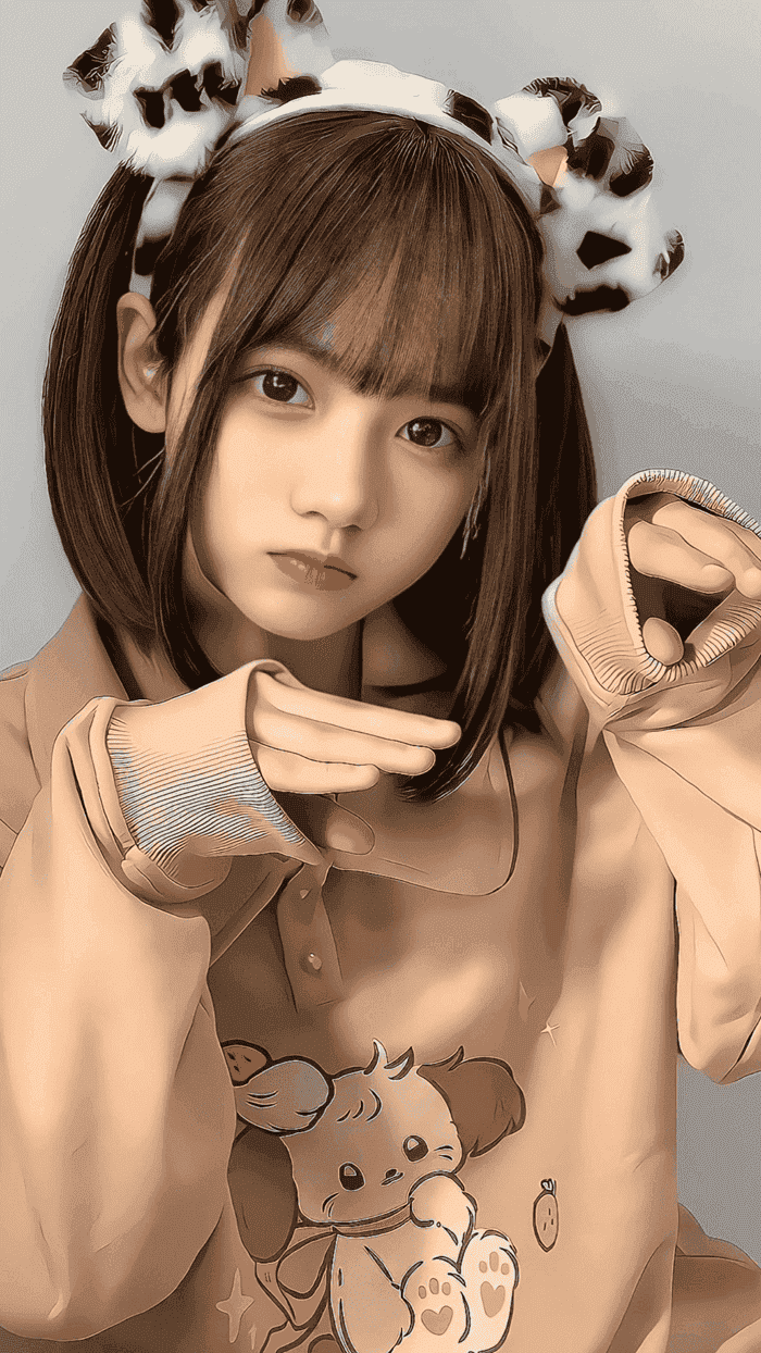 Hình ảnh gái cute phong cách hiện đại, thời trang sành điệu
