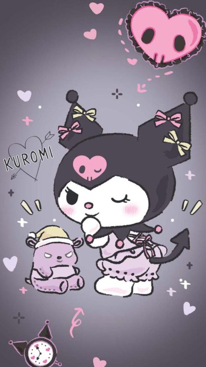 Ảnh kuromi dễ thương anime