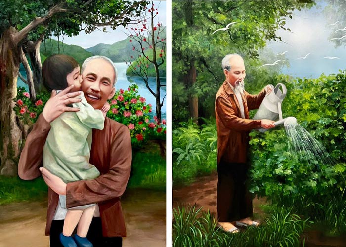 Bác Hồ tặng quà thiếu nhi