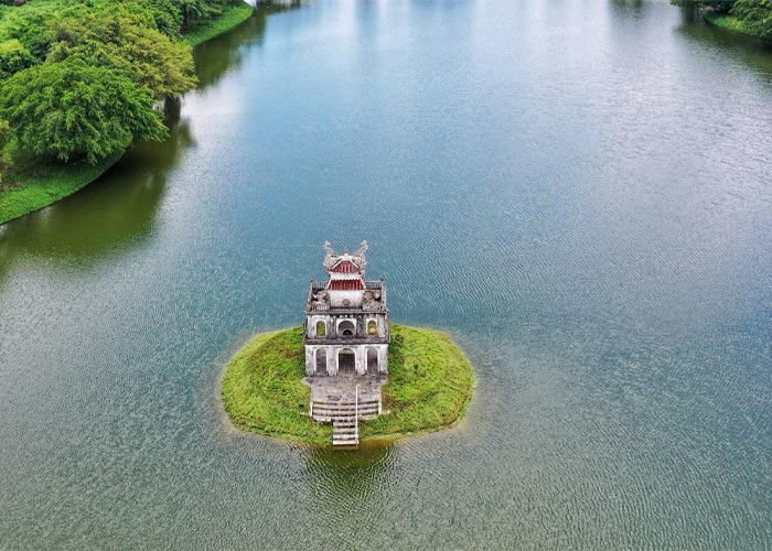 Cận cảnh Tháp Rùa