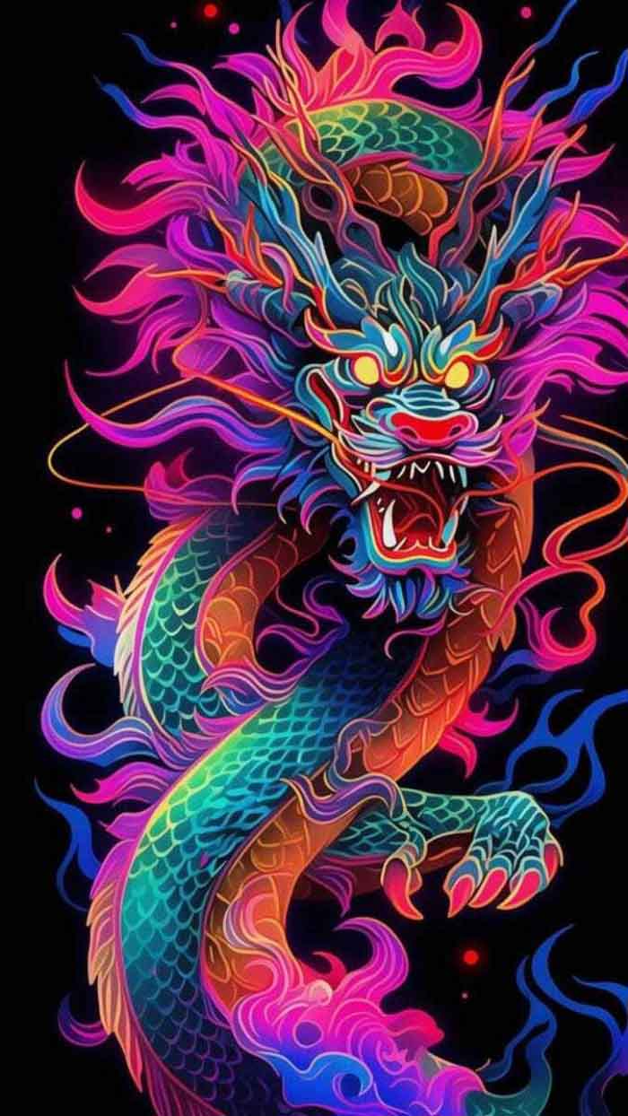 Ảnh con rồng phun khói