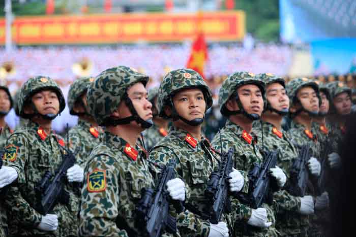 Hình ảnh diễu binh ấn tượng nhất