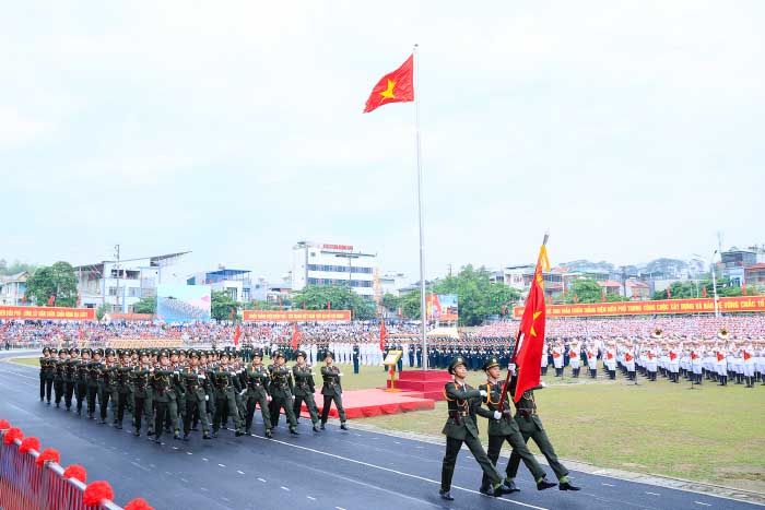 Hình ảnh diễu binh toàn cảnh