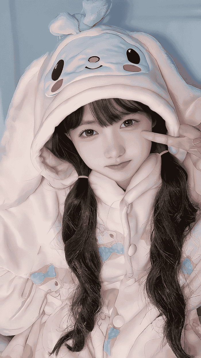Hình ảnh gái cute phong cách hiện đại, thời trang sành điệu
