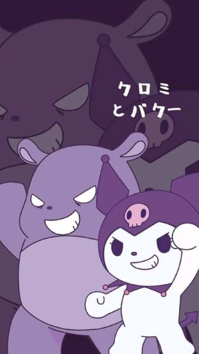 Ảnh kuromi biểu cảm tinh nghịch