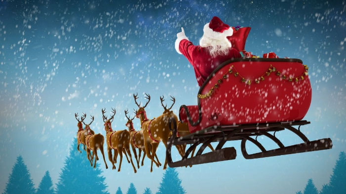 hình ông già noel đơn giản