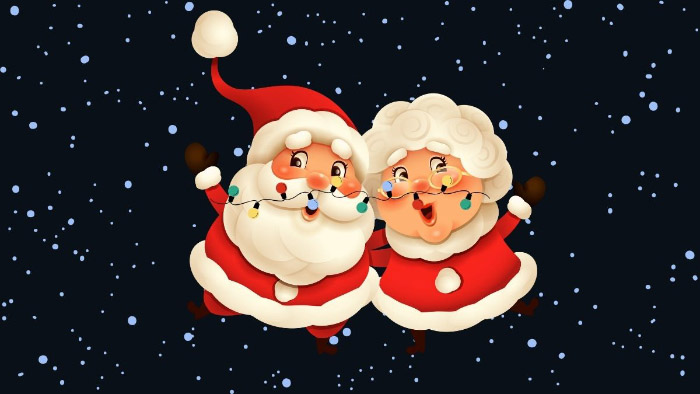 hình ông già noel  vintage