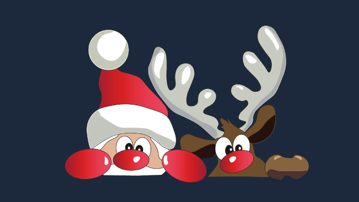 hình ông già noel ngồi