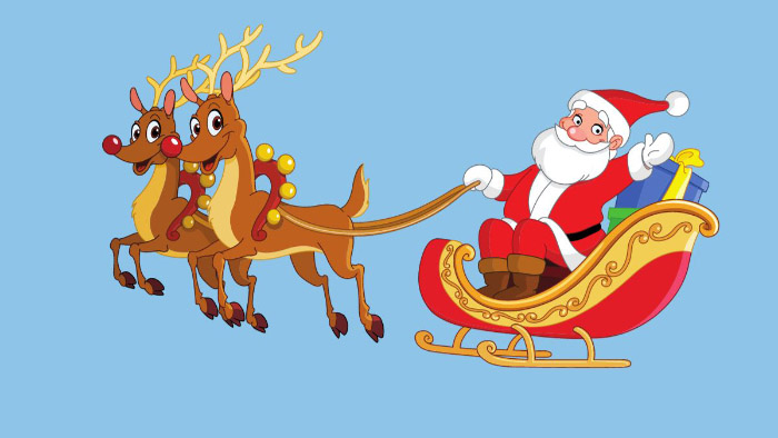 hình ông già noel hoạt hình 3d