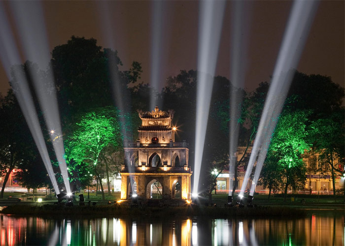 Tháp Rùa huyền ảo