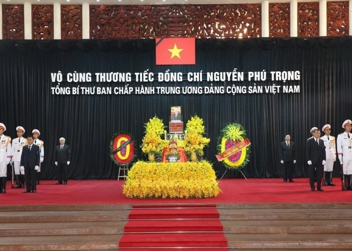 Hình ảnh cuối cùng của bác Trọng
