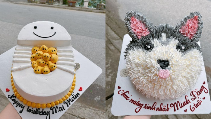 Ảnh bánh sinh nhật trang trí hoa