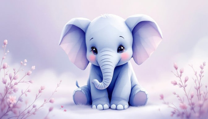 Ảnh con voi mẹ và voi con