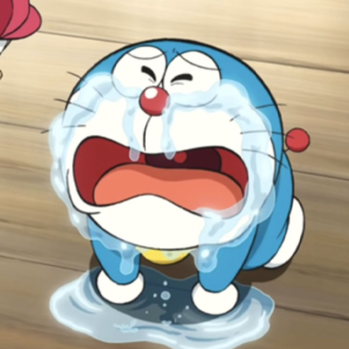 Ảnh Doraemon cute khóc