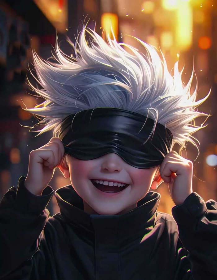 Ảnh Gojo cute, dễ thương