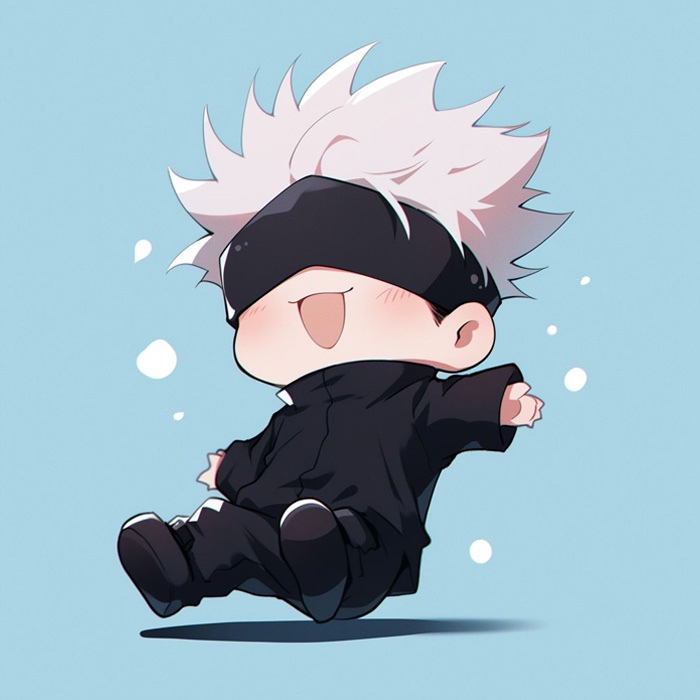 Ảnh Gojo Satoru dễ thương chibi