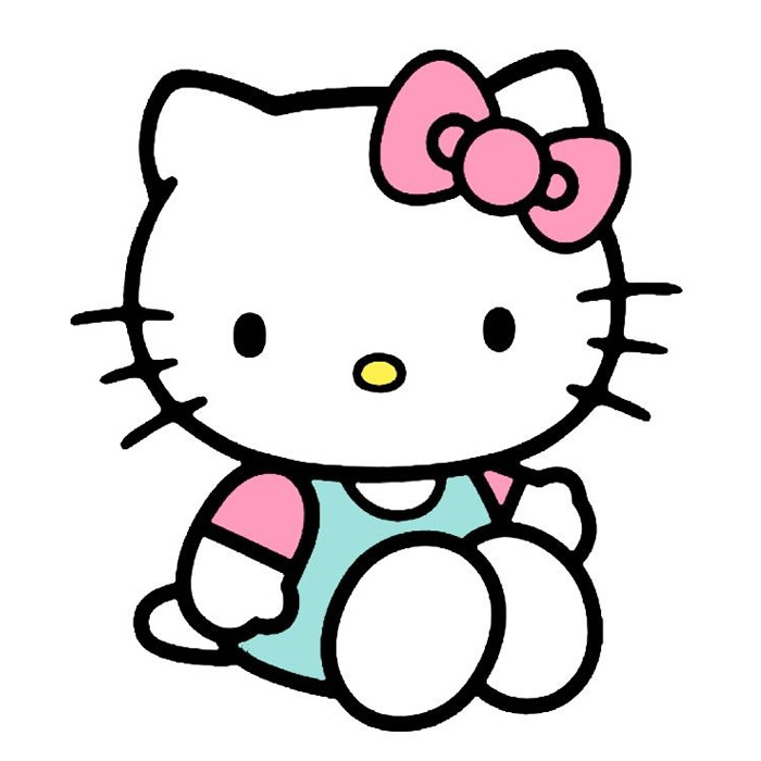 Ảnh Hello Kitty dễ thương cho bé gái