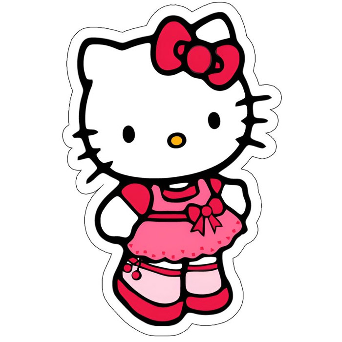 Ảnh Hello Kitty hoạt hình 3D