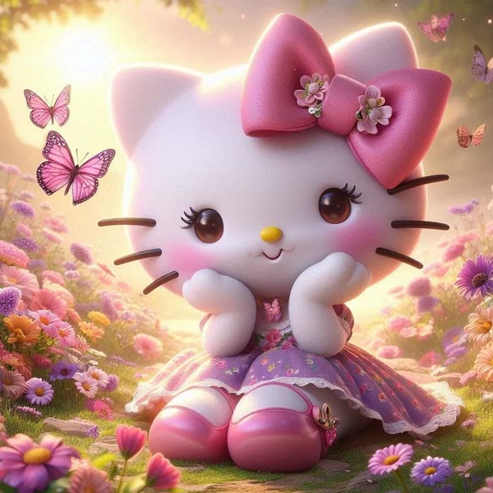 Ảnh Hello Kitty trong truyện tranh
