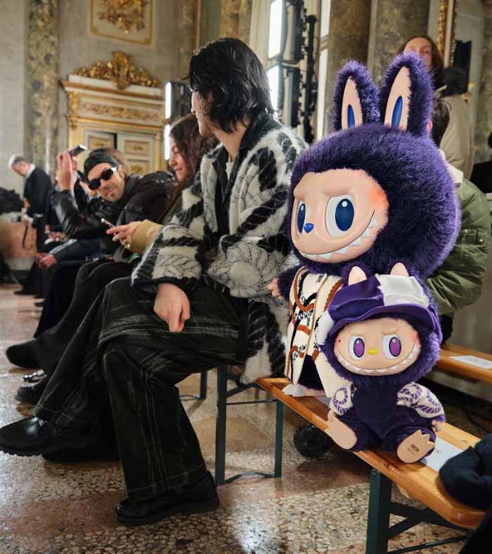 Ảnh labubu trong bộ ảnh chibi