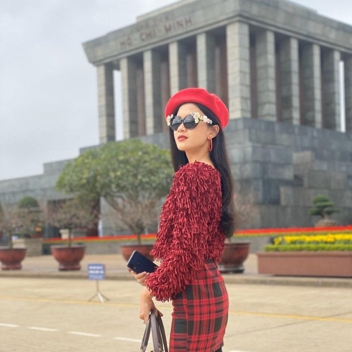 Ảnh check in ở lăng Bác