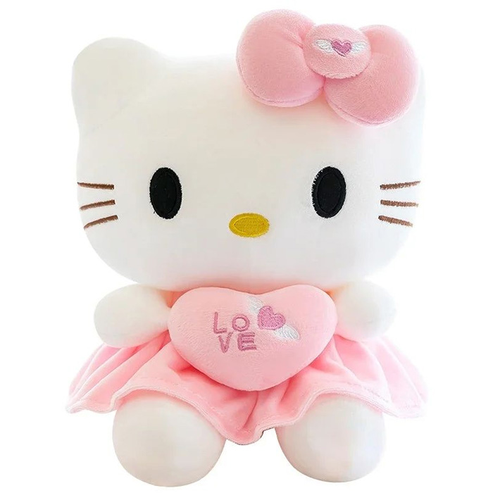 Ảnh mèo Hello Kitty gấu bông