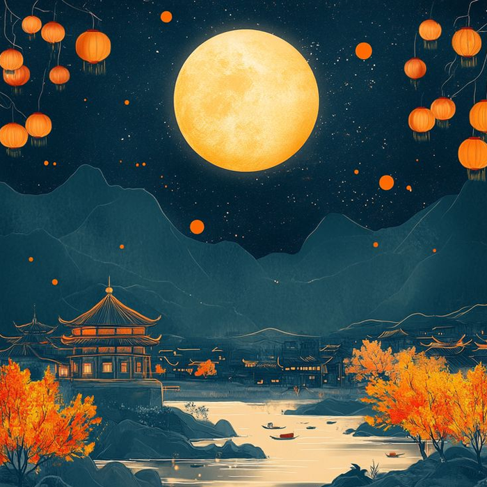 Hình ảnh trăng ngày Trung thu