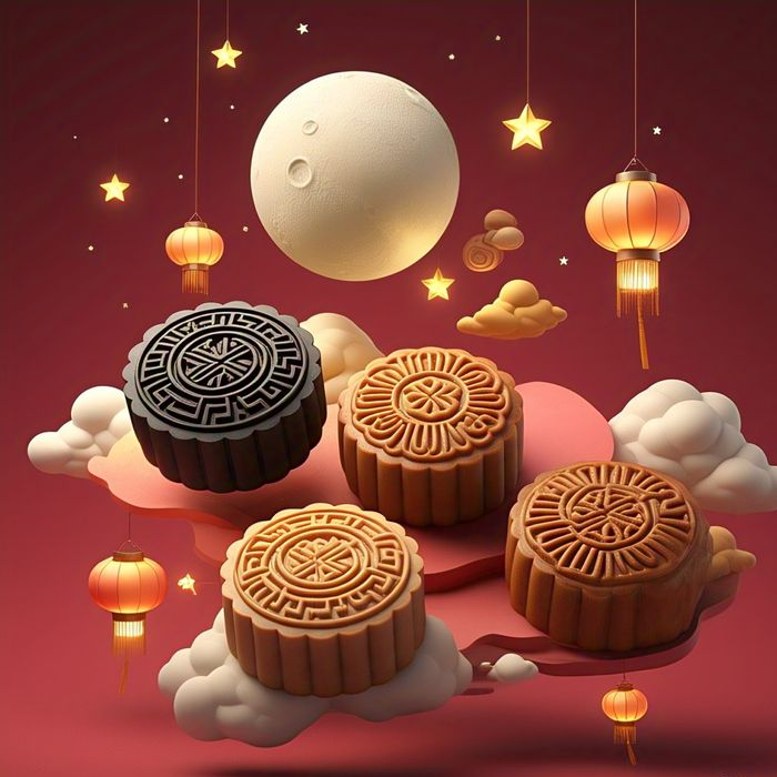 Ảnh bánh trung thu đẹp