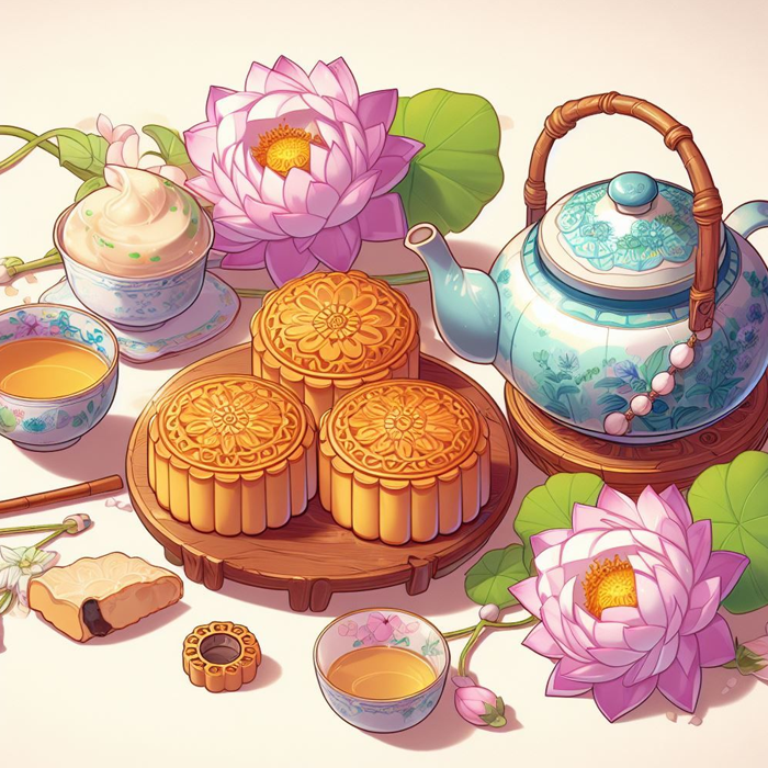 Bánh trung thu đẹp