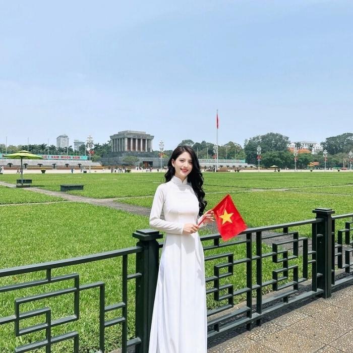Ảnh check in ở lăng Bác