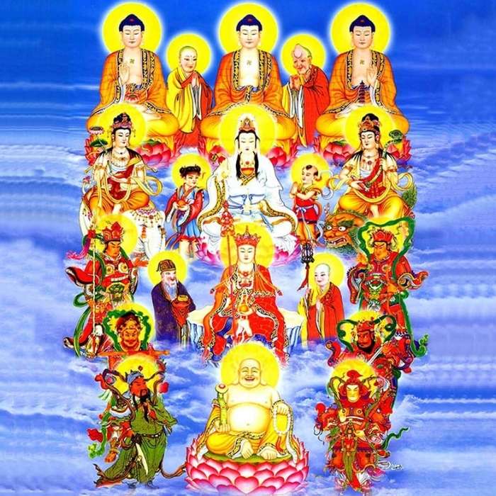 Hình ảnh 10 phương chư Phật và Bồ Tát